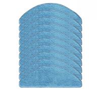 Paño de microfibra de repuesto para robot aspirador MEDION X41 SW / X41 SW+ / X42 SW+ / MD 11916 / MD 14841 / MD 12034 - Paquete de 4 o 10 unidades, azul (paquete de 10)