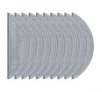 Paño de microfibra de repuesto para robot aspirador Roborock Q10 S5 Q10 S5+ Q10 VF Q10V Q10V+, accesorios de limpieza de suelos lavables de fácil instalación (paquete de 10)
