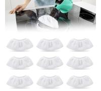 Paño de Microfibra Para Vaporeta, Set de 10 Almohadillas de Repuesto Para Limpiador a vapor Eléctrico Paños de Microfibra Compatibles con Limpiador a Vapor con SC2/SC3/SC4/SC5 Lavables a Máquina