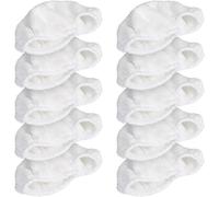 paño de Microfibra para vaporeta - Set de 10 Almohadillas de Repuesto para Limpiador a Vapor eléctrico 46387 - Mopa para Pared Suelo - 6 x 10CM