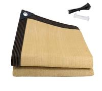 Paño de protección UV para exteriores con ojales, 80-95% de toldo de bloqueo solar para balcón, invernadero, jardín, patio - Bei 3 x 6 m, tela de sombra refrescante para una máxima protección solar