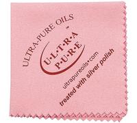 Paño de pulido ultra puro, pequeño, plateado, rosa, 6 x 6 pulgadas