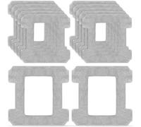 Paño De Repuesto For Mopa, Compatible Con Ecovacs, Winbot W1 Pro / W1 / W2 Omni / W2, Robot Limpiacristales.(12pcs)