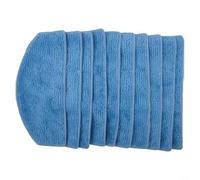 Paño de repuesto para aspiradora, paquete de 4 almohadillas de microfibra lavables, limpieza a vapor, trapeador de suelo, fuerte absorción y sin arañazos para uso doméstico (10 unidades)