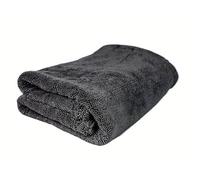 Paño de secado ultraabsorbente, fibras suaves y redondeadas, sin pelusa, antirayaduras, extragrande, for coches, motos y bicicletas.(Black,40x40cm)