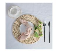 Paño de servilleta, 10 servilletas de Gasa algodón Texturizado 40x40 cm, Ideales for mesas Comedor, decoración rústica for Bodas y manteles Individuales Cocina(Apricot)