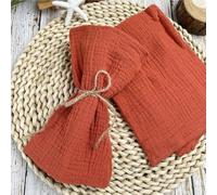 Paño de servilleta, 50 servilletas Gruesas de Gasa y algodón for decoración mesas en Fiestas, cenas Bodas(Terracotta)