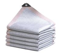 PañO De Sombra De Aluminio Red de sombrilla Aluminio | Parasol reflectante anti-UV for suculentas y automóviles(Color 5,3x7m)