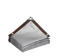 PañO De Sombra De Aluminio Red de sombrilla con Bloqueo UV | Refugio reflectante for casa, cenador y sombrilla refrescante(75 percent,3X5meter)