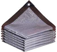 Paño de Sombra de Papel de Aluminio HDPE | Múltiples tamaños 2-8m x 5-12m: for plantas de jardín, flores, césped for patio(6mx6m(19.7ftx19.7ft))