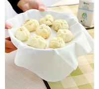 Paño de vapor algodón 32x32 cm 6uds. Revestimiento para cestas de vapor. Apto para cocina al vapor, plantas hidropónicas. Resistente alta temperatura. Fácil limpieza cocinar al vapor, uso diario,