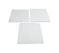 Paño filtrante de polvo para uñas, 100 unidades, no tejido, repuesto para aspiradoras, tela blanca desechable, 30,5 x 23,7 cm, grado de salón