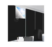 Paño for Ventana 100% extraíble Que bloquea la luz, Ideal for Bricolaje, oscurecimiento Total de privacidad los vidrios, Tinte for, Adhesivo Negro for(with Adhesive,150X300cm)