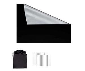 Paño For Ventana Más Oscuro Que Bloquea La Luz Y Es Extraíble 210D, Vidrio Opaco Total, Tinte For Con Privacidad, Adhesivo Negro For(Upgrade Travel Set,150x100cm)