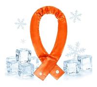 Paño Frío Para El Cuello En Clima Caluroso Polaina Fría de Verano Portátil | con tubo refrescante cervical con botón Para Gimnasio, Correr, Senderismo, Aire Libre, Yoga, Playa, Béisbol, Trabajo, G