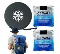 Paño Frío para Gorra Enfriador - Refrescante para Cascos | Compresas Frías Portátiles Para Casco Bicicleta Acampada Senderismo Escalada Deportes Exteriores