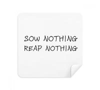 Paño limpiador de gamuza para limpiar la pantalla del teléfono, 2 unidades, de la marca Quote Sow Nothing Reap