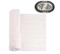 Paño monje para tufting - tela de soporte para alfombras de servicio pesado, material que produce una alfombra a mano | Textil suave pero fuerte con pautas marcadas, tela de doble trama
