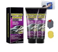 Paño nano para quitar rayones de autos, paño nano para rayones de autos, pasta reparadora de rayones de autos, kit de limpieza automotriz con paño nano brillante mágico para reparar rayones (2PC)