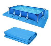 Paño para el Suelo de la Piscina,Tapiz Suelo Piscina,Protector de Suelo para Piscinas Plegable,Alfombra de Protección Azul,para Piscinas Hinchables