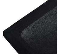 Paño para parrilla de altavoz a prueba de polvo, tela de malla negra duradera protectora de audio (1 m x 1,6 m)