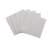 Pano Pulir Plata Paño for pulir plata, paños de limpieza, paño suave, Herramientas antideslustre for accesorios joyería(Dark Grey 8x8 50Pcs)