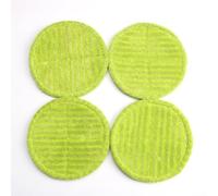 Paño redondo de 16 cm para fregona eléctrica, 6/12 almohadillas súper absorbentes para eliminar el polvo y la mugre (6 piezas)