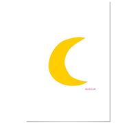 Panorama Agatha Ruiz de la Prada Lienzo Luna 35x50cm - Bastidor Incluido - Cuadros Decoración Salón - Decorar Dormitorios Modernos