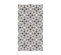 Panorama Alfombra Vinílica Cocina Baño - Modelo Baldosín Oriental Caleidoscopio Gris 80x250 cm - Varios tamaños - Decoración Hogar