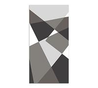 Panorama Alfombra Vinílica Cocina Baño - Modelo Geometría Abstracta Gris 80x200 cm - Varios tamaños - Decoración Hogar