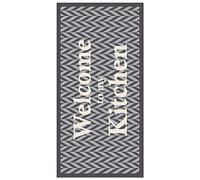 Panorama Alfombra Vinílica Cocina - Modelo Bienvenido a mi Cocina Gris 80x150 cm - Varios tamaños - Decoración Hogar