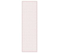 Panorama Alfombra Vinílica Hidráulica 12 - Rosa - 60x200 cm - Alfombras Vinilicas para Salón - Suelo Vinilico Cocina Lavable - Alfombra Exterior Impermeable Terraza