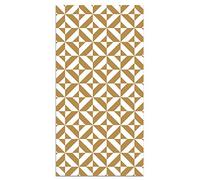 Panorama Alfombra Vinílica - Modelo Geometría Mostaza 60x110 cm - Varios tamaños - Decoración Hogar, Cocina y Salón