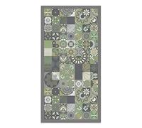 Panorama Alfombra Vinílica - Modelo Hidráulica Color Verde 40x80 cm - Varios tamaños - Decoración Hogar, Cocina y Salón