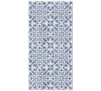 Panorama Alfombra Vinílica - Modelo Hidráulica Geométrica Azul 80x200 cm - Varios tamaños - Decoración Hogar, Cocina, Salón