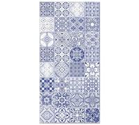 Panorama Alfombra Vinílica - Modelo Hidráulica Jaén Azul 80x250 cm - Varios tamaños - Decoración Hogar, Cocina, Salón