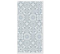 Panorama Alfombra Vinílica - Modelo Hidráulica Triana Azul 40x80 cm - Varios tamaños - Decoración Hogar, Cocina, Salón
