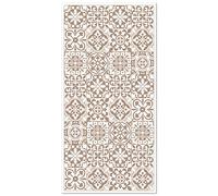 Panorama Alfombra Vinílica - Modelo Hidráulica Triana Marrón 120x160 cm - Varios tamaños - Decoración Hogar, Cocina, Salón