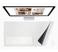 Panorama Alfombrilla Escritorio Blanco 40x60 cm - Protector Mesa - Ideal para Teclado y Raton - Vade - Tapete - Desk Pad