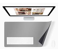 Panorama Alfombrilla Escritorio Gris Claro 40x60 cm - Protector Mesa - Ideal para Teclado y Raton - Vade - Tapete - Desk Pad