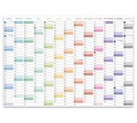 Panorama Calendario 2026 para Pared - 21x30 cm - Planificador Anual Grande, Mediano o Pequeño - Agenda Mensual de Frigorifico para Escribir - Papel Cartulina 250 gr.