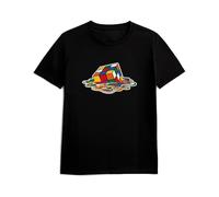 Panorama Camiseta de Manga Corta - Cubo de Rubik - 100% Algodón - Regalos Originales para Hombre y Mujer - Camisetas Graciosas - Ropa Unisex - Regalo Divertido Sheldon