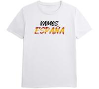 Panorama Camiseta Manga Vamos España - L - Blanco - Mundial 2026