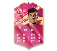 Panorama Carta de Fútbol Personalizada Futties en Metacrilato 21x30 cm - Regalos Personalizados y Originales - Cromos - Placa Ultimate Team