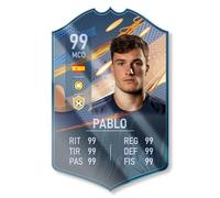 Panorama Carta de Fútbol Personalizada Héroe en Metacrilato 21x30 cm - Regalos Personalizados y Originales - Cromos - Placa Ultimate Team