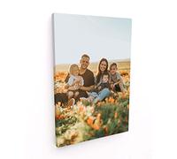 Panorama Cuadro Personalizado con Foto en Lienzo - 40x60 cm - Comunion Regalo Boda - Fabricado en España