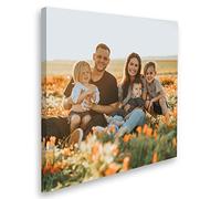 Panorama Cuadro Personalizado con Foto en Lienzo - 90x90 cm - Comunion Regalo Boda - Fabricado en España - 20 Tamaños Disponibles