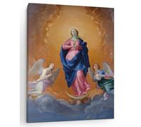 Panorama Cuadros Decoración Salón Modernos - La Inmaculada Concepción de Guido Reni 21x30cm - Papel Póster 250 gr - Láminas Decorativas Pared para Dormitorios