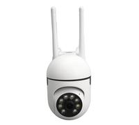 Panorama de 360 ° de Cámara de Seguridad con la Detección de un Movimiento de Visión Nocturna, Adecuado para Monitorear el Hogar y el Exterior de Seguridad, Conexión WiFi (EU Enchufe 110-240V)