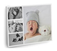 Panorama Lienzo Collage Personalizado con Fotos 40x30 cm - 4 Fotos - De 3 a 10 Fotografías - 20 Tamaños - Regalo Cuadro - Patrón 4